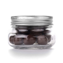 Custom Mini Round 150ml Mason Jars Clear Glass Food Storage Containers For Candy Jelly